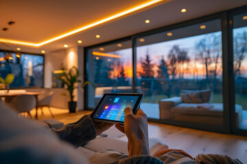 A very nice house controlled entirely with a digital system