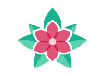 Flowers Icon Collection: Elegant Vector Graphics & Designs