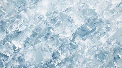 Obraz premium Glacial ice chunks forming a rough, jagged texture