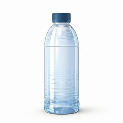 Naklejka premium bottle of water isolated on white background