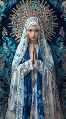 woman in traditional clothes