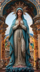 Obraz premium virgin mary statue
