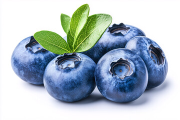 bluebery isolated on white background