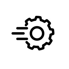 Fast Gear line icon