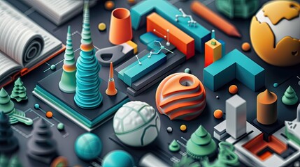 poster with the theme of achieving breakthrough progress in academic performance, with exam analysis and learning analysis being the most important methods