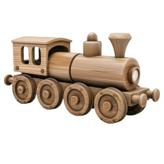 A charming wooden toy train, perfect for kids. Great for playtime and enhancing creativity in early childhood development.