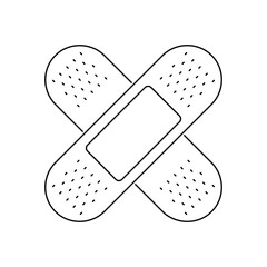 Bandages vector icon