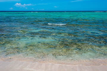 Xcacel beach in Chemuyil, Mexico