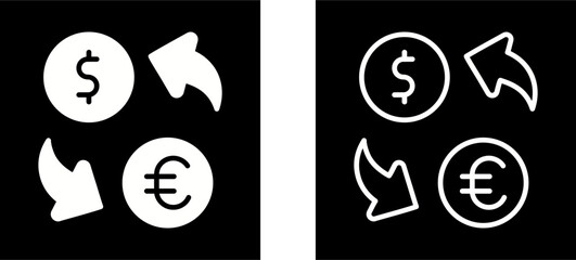 Currency Exchange Vector Icon