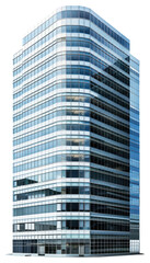 Modern glass office building