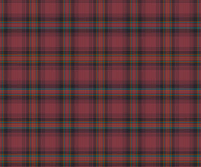 Plaid pattern, red, black, green, yellow, seamless pattern for textiles and design clothing, skirts, pants, aprons, tablecloths, blankets or decorative fabrics. Vector illustration.