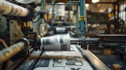 Newspaper Printing Process