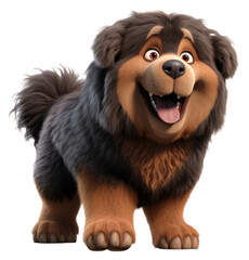 Fototapeta premium PNG Cartoon mammal animal pet.