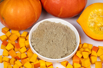Ground pumpkin seeds, a natural pumpkin superfood.