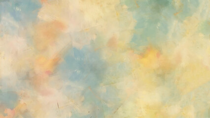 Abstract grunge paint wall pattern with expressionism elements vector. Oil pastel drawing abstract color background.