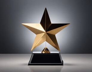 Star shaped award under point lights