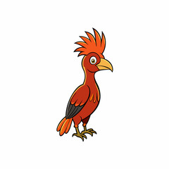 Obraz premium Hoatzin art vector illustration