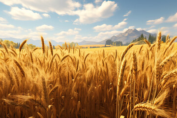 Rustic Charm: Capturing the Essence of Wheat Fields