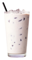 PNG Refreshing iced lavender milk tea