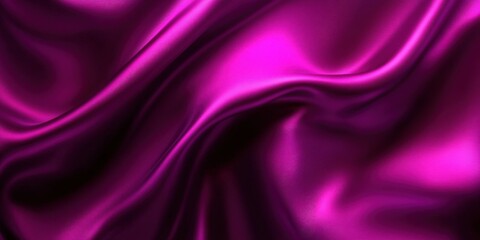 Obraz premium Abstract Draped Purple Satin Fabric