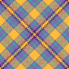 Tartan Pattern Seamless. Sweet Checker Pattern Traditional Scottish Woven Fabric. Lumberjack Shirt Flannel Textile. Pattern Tile Swatch Included.