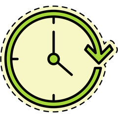 Time Management Sticker