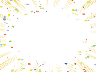 紙吹雪漫画背景