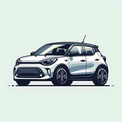 Fototapeta premium illustration of a car