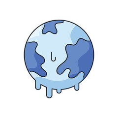 Global Warming vector icon