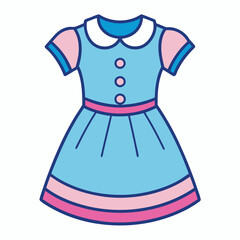 Babydoll Dress art vector