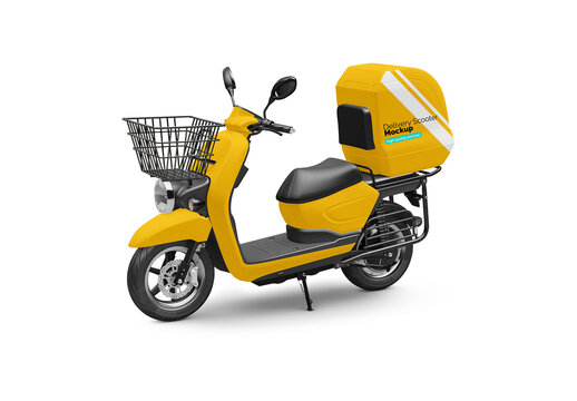 Delivery Scooter Mockup