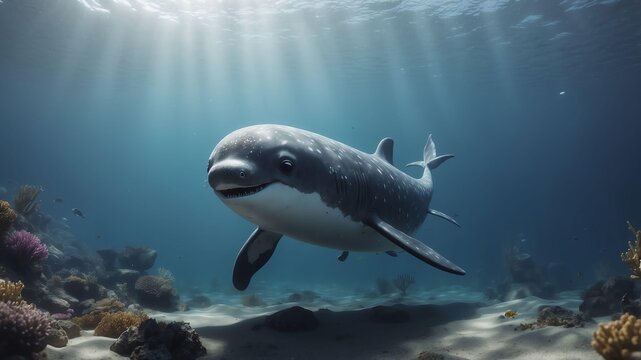 nico the ninja narwhal a narwhal with ninja skills pro cinematic concept art