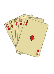 flush cards