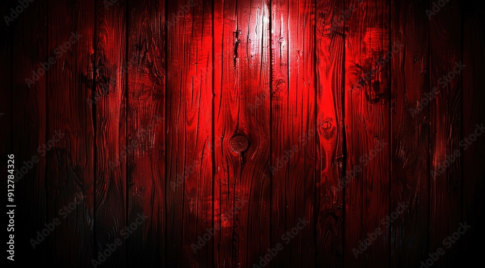 Wall mural red wood texture