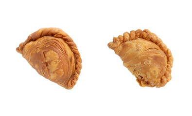curry puffs isolated on transparent background
