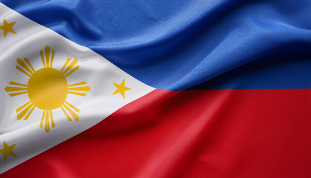 Simple wavy background for the Philippine flag