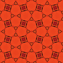 Seamless tile pattern in bright vivid colors and abstract geometric design, perfect for walls, decor and fabrics