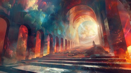 national art day background concept