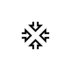 Size icon vector design trendy