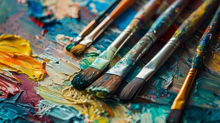 national art day background concept