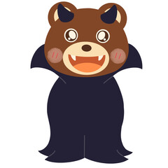 bear cartoon character Halloween 