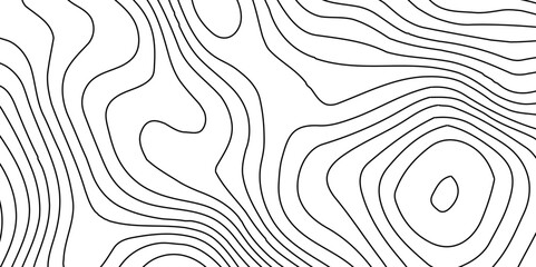 Fototapeta premium White wave paper curved reliefs abstract background,Line topography map contour background, geographic grid.paper texture Imitation of a geographical map shades ,