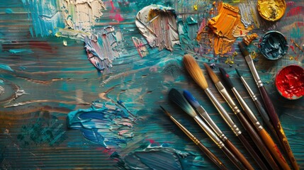 Fototapeta premium national art day background concept