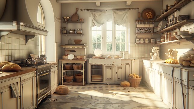 bakery in a kitchen