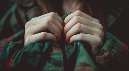 close up of a person praying