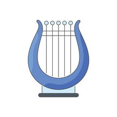 Lyre vector icon