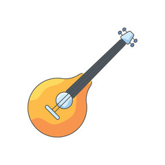 Mandolin vector icon