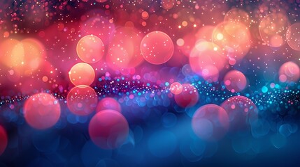 Abstract bokeh with pastel lights