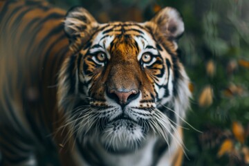 Fototapeta premium Close-up of a Tiger's Face.