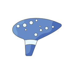 Ocarina  vector icon